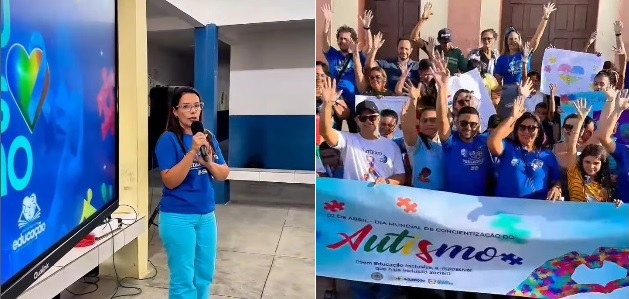 PREFEITURA DE CALDAS BRANDÃO PROMOVE EVENTO EM ALUSÃO AO DIA MUNDIAL DE CONSCIENTIZAÇÃO DO AUTISMO