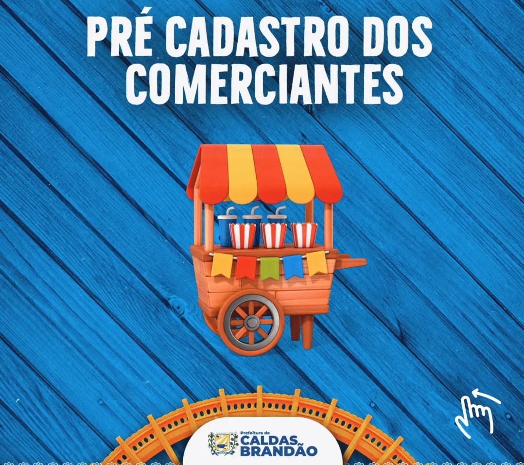 PREFEITURA DE CALDAS BRANDÃO ABRE INSCRIÇÕES PARA COMERCIANTES NA FESTA DE SANTANA 2025