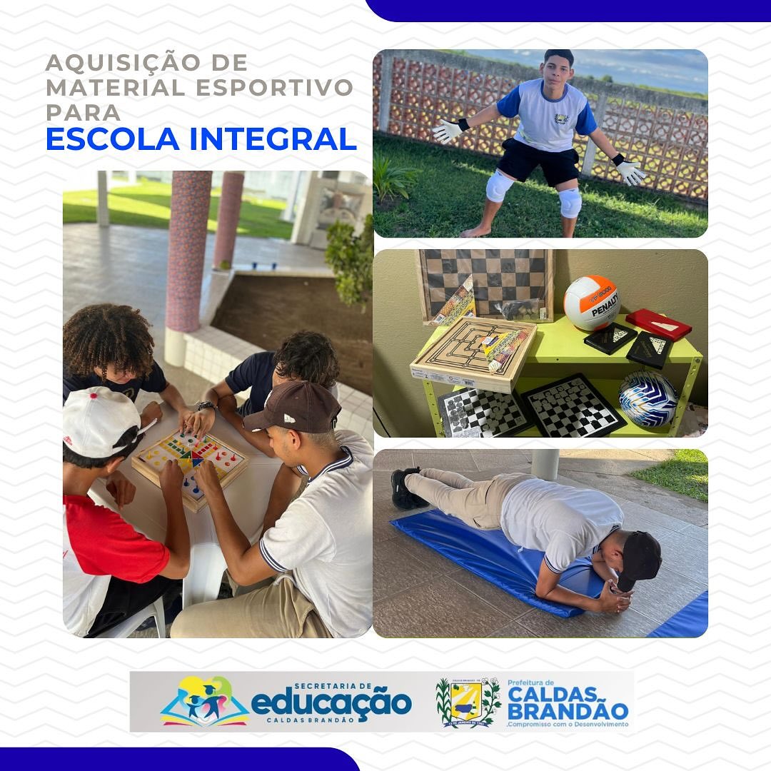 CALDAS BRANDÃO AMPLIA EDUCAÇÃO EM TEMPO INTEGRAL PARA ALUNOS DOS ANOS FINAIS